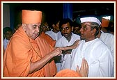 With descendants of devotees from the time of Shastriji Maharaj
