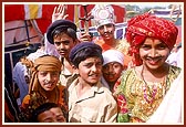 Balaks is an excited mood to perform a drama before Swamishri