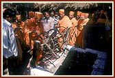 A well in the rear of the house where Shastriji Maharaj used to bathe