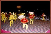 Kishores rejoice during the birthday celebration with a traditional dance