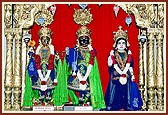 Shri Harikrishna Maharaj and Shri Radha Krishna Dev