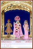 Shri Harikrishna Maharaj and Shri Radha Krishna Dev 