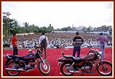 The students of BAPS Chhatralay perform a drama