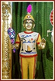 Shri Harikrishna Maharaj adorned in chandan