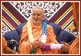 Swamishri in a joyous, divine mood 