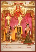Shri Harikrishna Maharaj and Shri Radha Krishna Dev