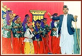 Children perform a drama on Children's Day, 'Dada Kahe ek Vat'