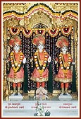 Bhagwan Swaminarayan and Aksharbrahma Gunatitanand Swami and Gopalanand Swami