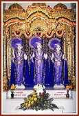 Bhagwan Swaminarayan and Aksharbrahma Gunatitanand Swami and Gopalanand Swami
