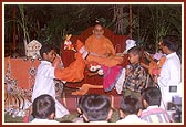 Students perform a puppet show on Valera Varu