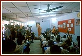 Swamishri takes a class and teaches the students, "Matru devo bhava..."
