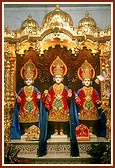 Bhagwan Shri Swaminarayan, Aksharbrahma Shri Gunatitanand Swami and Shri Gopalanand Swami