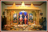 Annakut offered to the newly installed murtis of Thakorji