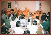 Addressing a satsang assembly&nbsp;