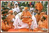 Performing arti during the foundation-stone laying ceremony 