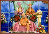 Swamishri in the assembly