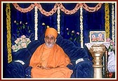 Swamishri blesses the Annual Day function 