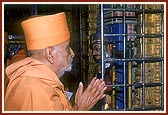 Engaged in Thakorji's darshan