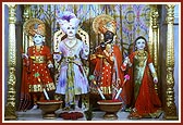 Shri Varninath Dev and Gopinath Dev adorned for the festive occasion