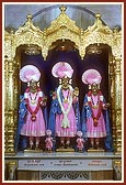 Bhagwan Swaminarayan. Aksharbrahma Gunatitanand Swami and Shri Gopalanand Swami