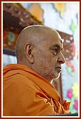 Swamishri's morning puja