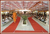 Swamishri's morning walk