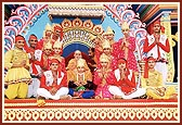 Swamishri blesses the youths after their performance