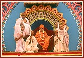 Young children who received janois with Swamishri