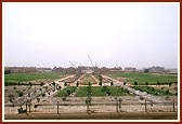 View of Akshardham site from Akshardham Setu