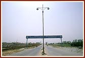 Development of the Commonwealth Game Village across the Akshardham site 