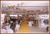The hari mandir on ground floor 