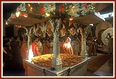 Darshan and pradakshina at Yogi Smruti Mandir 
