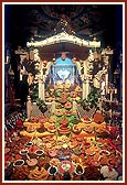 Annakut darshan in Akshar Deri