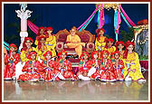 Balaks with Swamishri after their performance