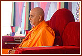 Swamishri during his morning puja