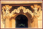 Spiritual serenity and beauty of the mandir