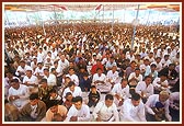 Devotees of the villages also perform arti