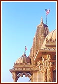 Spiritual serenity and beauty of the mandir