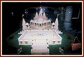 Model of the new proposed shikharbaddh mandir