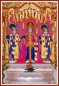 Bhagwan Shri Swaminarayan, Aksharbrahma Gunatitanand Swami and Shri Gopalanand Swami