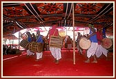 A traditional dance by tribal devotees 