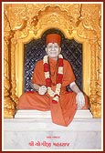 Shri Guru Parampara in new sinhasans