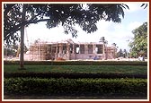 Ongoing construction of BAPS Swaminarayan Mandir, Junagadh