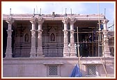 Ongoing construction of BAPS Swaminarayan Mandir, Junagadh