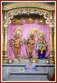 Shri Harikrishna Maharaj and Shri Radha Raman Dev