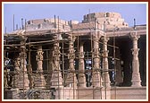 Ongoing construction of BAPS Swaminarayan Mandir, Junagadh