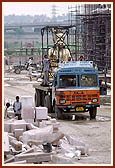 The arrival of the grand murti of Bhagwan Swaminarayan in Akshardham