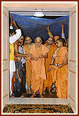 Swamishri inaugurates the newly built Sant Nivas