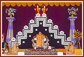 Swamishri blesses the Janmashtami assembly