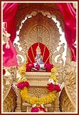 The traditional procession of Shri Harikrishna Maharaj in a palanquin as part of the Jal Jhilani festival 